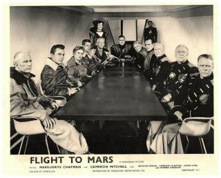 Flight To Mars Lobby Card 1951 Cameron Mitchell Marguerite Chapman