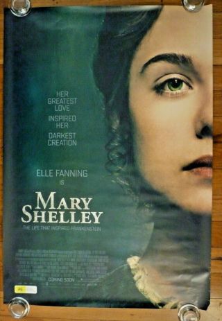Mary Shelley Frankenstein 2018 Australian Advance One Sheet Movie Poste