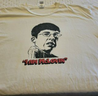Promotional T - Shirt From The 2007 Comedy,  " Superbad " Mclovin Xl