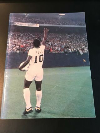 Rare Vintage 1977 Soccer Program Pele’s Last Game York Cosmos Vs.  Santos