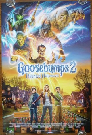 Goosebumps Haunted Halloween 2018 Australian Adv One Sheet Movie Poster