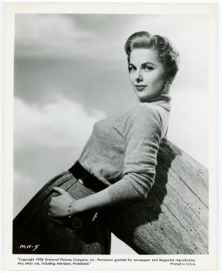 Blonde Beauty Pin Up Martha Hyer 1956 Universal Glamour Photograph