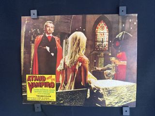 1971 - Lust For A Vampire - Barbara Jefford - Horror - Mexican Lobby Card - 14 " X11 "