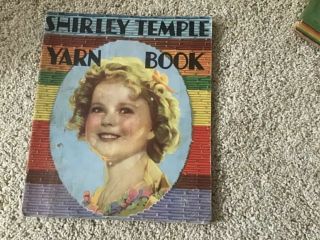 Vintage Shirley Temple Yarn Book Memorabilia