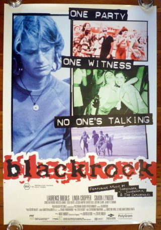 Blackrock 1997 Australian Surfing Crime One Sheet Movie Poster