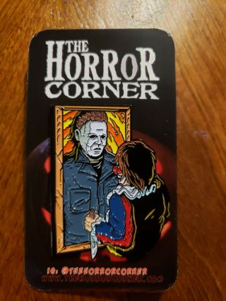 Halloween Michael Myers Horror Enamel Pin Mirror Clown Nick Castle