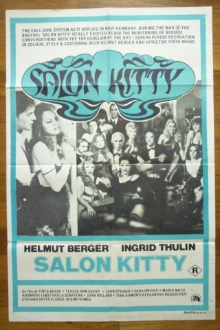 Salon Kitty Tinto Brass 1976 Australian One Sheet Movie Poster