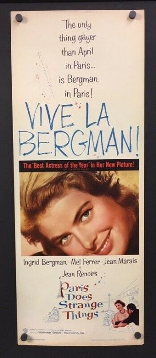 Paris Does Strange Things - Insert - 1957 - Hollywood Posters