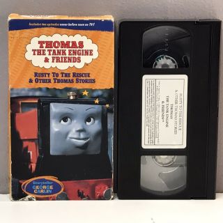 Thomas The Tank Engine Friends Rusty To The Rescue Vhs Video Vcr Tape Vtg Train