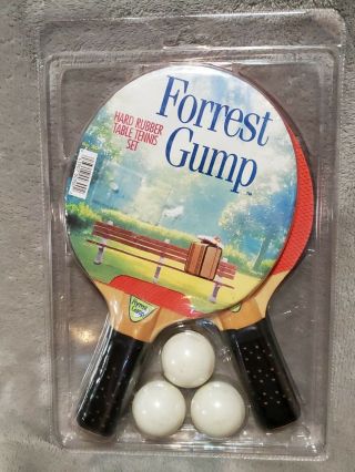 Forrest Gump Rubber Table Tennis Ping Pong Paddles Tom Hanks Prop Memorabilia