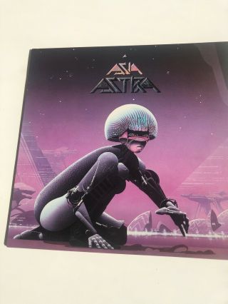 Vintage Asia Astra Vinyl Album LP Record Inserts 1985 33rpm Rare Geffen 2