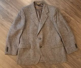 Kuppenheimer Mens Slaithwaite Tweed 2 Button Medium Weight Blazer Vintage
