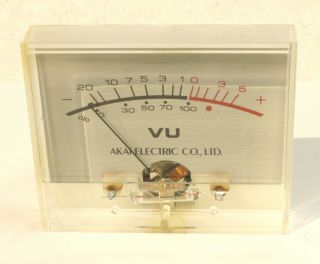 Akai Cs - 707d Vu Meter - Vintage Cassette Deck - 1 Of 2