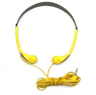 Sony Mdr - W14 Stereo Sport Headphones In - Ear Wired Yellow Vintage