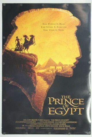 The Prince Of Egypt 1998 Double Sided Movie Poster 27 " X 40 "