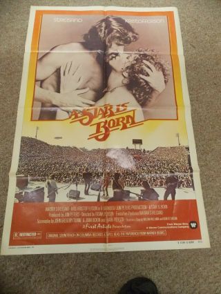 A Star Is Born (1977) Barbra Streisand One Sheet Poster 27 " By41 "