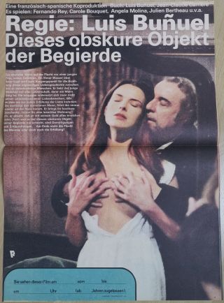 Bunuel - Bouquet - That Obscure Object Of Desire Rare East German Poster