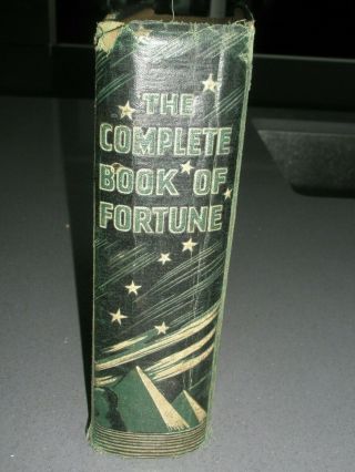 Vintage 1st Edition C.  1936 " The Complete Book Of Fortune " C.  1936