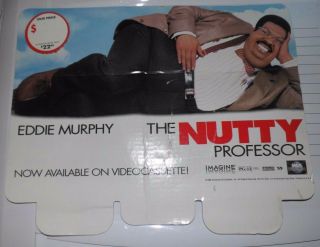 Rare 1996 Eddie Murphy Nutty Professor Vhs Display Header Promo Sign Htf