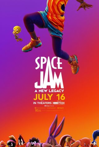 Space Jam A Legacy 27x40 D/s Movie Theatre Poster