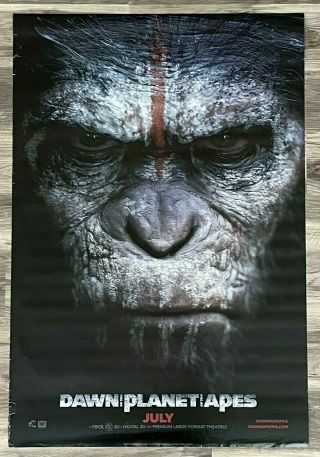 Dawn Of The Planet Of The Apes - 2014 Double Sided Movie Poster 27x40