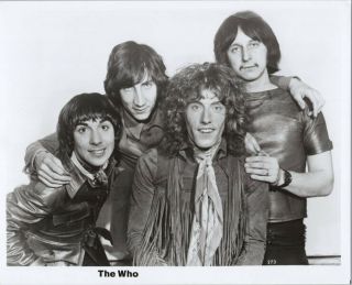 The Who Roger Daltrey Keith Moon Pete Townshend 1970 