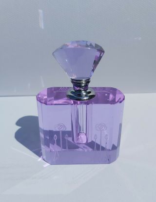 Neodymium Alexandrite Glass Perfume Bottle