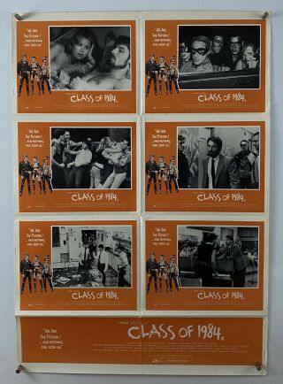 Class Of 1984 Movie Poster (fine) Australian One Sheet 1982 Sci - Fi 28x40 5946
