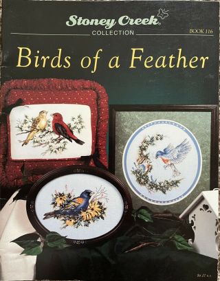 Stoney Creek Birds Of A Feather Cross Stitch Patterns Book 116 Vintage 1993