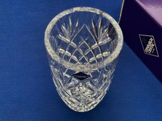Edinburgh Crystal Crystal Glass Vase - Boxed with Labels - 2