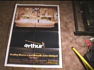Arthur 1981 Orig Movie Poster Dudley Moore