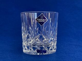 Edinburgh Crystal Tay 9oz Whisky Glass - Cut Crystal - Old Fashioned - Scottish