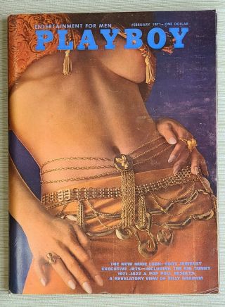Playboy February 1971 Vintage - Tom Murton Thomas Reese Willy Rey Billy Graham