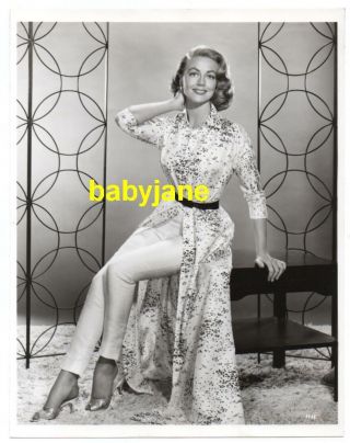 Dorothy Malone Vintage 8x10 Photo Fashion Pinup Tip On A Dead Jockey Double Wgt