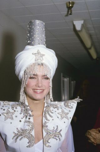 Brooke Shields Exotic Costume Candid Portrait Photo 35mm Transparency