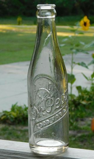 Vintage Dr.  Pepper 10 - 2 - 4 Good For Life Soda Drink Clear 6 1/2 Oz.  Bottle