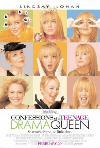 Confessions Of A Teenage Drama Queen 27x40 Movie Poster Lindsay Lohan