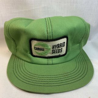 Vintage Cargill Hybrid Seeds K - Product Patch Farmers Hat Snapback Cap