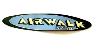Airwalk Footwear Skate Shoes Tony Hawk Skateboards Vintage Skateboarding Sticker