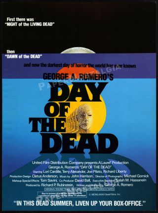 Day Of The Dead_orig.  1985 Trade Print Ad / Advert_george A.  Romero_tom Savini