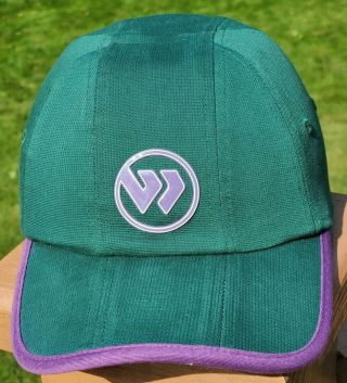 Vintage Wimbledon Tennis Hat Cap Strapback Adjustable Green.