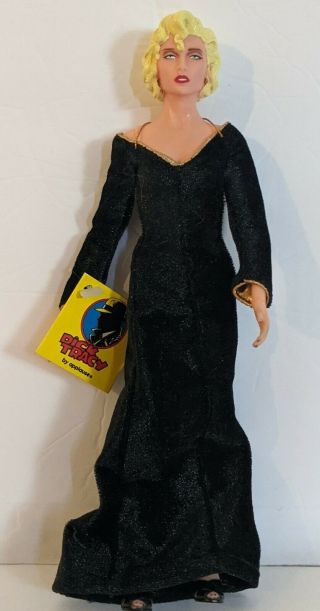 Vintage 1990 Applause Dick Tracy Madonna Breathless Mahoney Doll Black Dress