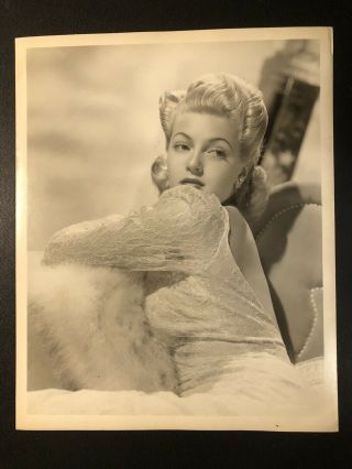 Blonde Bombshell Lana Turner 1940s High Glamour Photograph Mgm