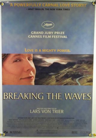 Breaking The Waves Rolled Orig 1sh Movie Poster Lars Von Trier Udo Kier (1996)