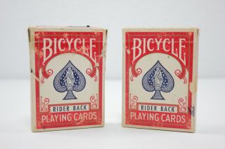Vintage Bicycle 808 Air Cushion Finish Playing Cards Two Decks