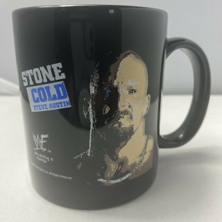 Stone Cold Steve Austin Blue Eye,  Hell Yeah Skull Vintage Black Coffee/tea Mug