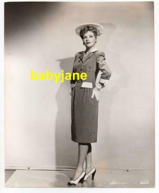 Julie Bishop 7x9 Photo Fashion By Milo Anderson 1942 Northern Pursuit