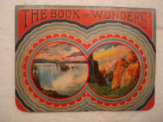 Vintage Needle Book American 7 Wonders Of The World Advertising