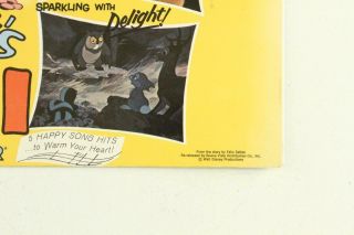 Authentic Lobby Card Movie Poster Walt Disney BAMBI Cartoon Color Re - Release 2