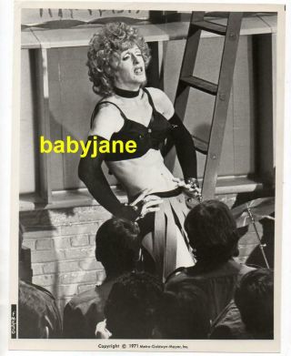 Michael Greer 8x10 Photo Singing In Drag 1971 Fortune And Men 
